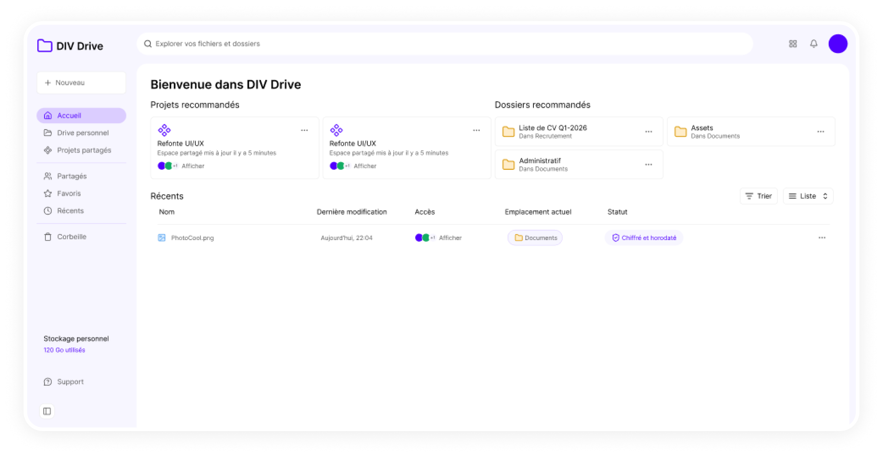 DIV Drive Interface